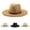 Khaki, variant on Tea Party Hat Stylish Ladies Summer Sun Hat with Fringe Detail for Outdoor Beach and Jazz Events Summer Beach Sun Hat White
