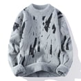 thumbnail image 5 of Suéter de cuello alto medio de otoño e invierno de entrega de una pieza, suéter grueso para hombre, suéter de moda para hombre, 5 of 5