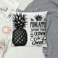 thumbnail image 2 of Leisuo Summer Tropical Fruit Throw Pillow Cases Home Outdoor Decor Super Soft Pillow Cushion Cover Pineapple Wear a Crown and Inspirational Quotes Pillowcases, 2 of 5