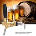 thumbnail image 2 of Ccdes G5/8 Paris Jaune Placage Robinet de Distributeur de Bière Réglable en Acier Inoxydable pour Bar à la Maison, Robinet de Bière, Robinet de Bière Réglable, 2 of 8