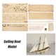thumbnail image 1 of TFixol Kits de modelo de montaje de barco DIY Báscula de barco de vela de madera TFixol modelo de barco de vela, 1 of 7