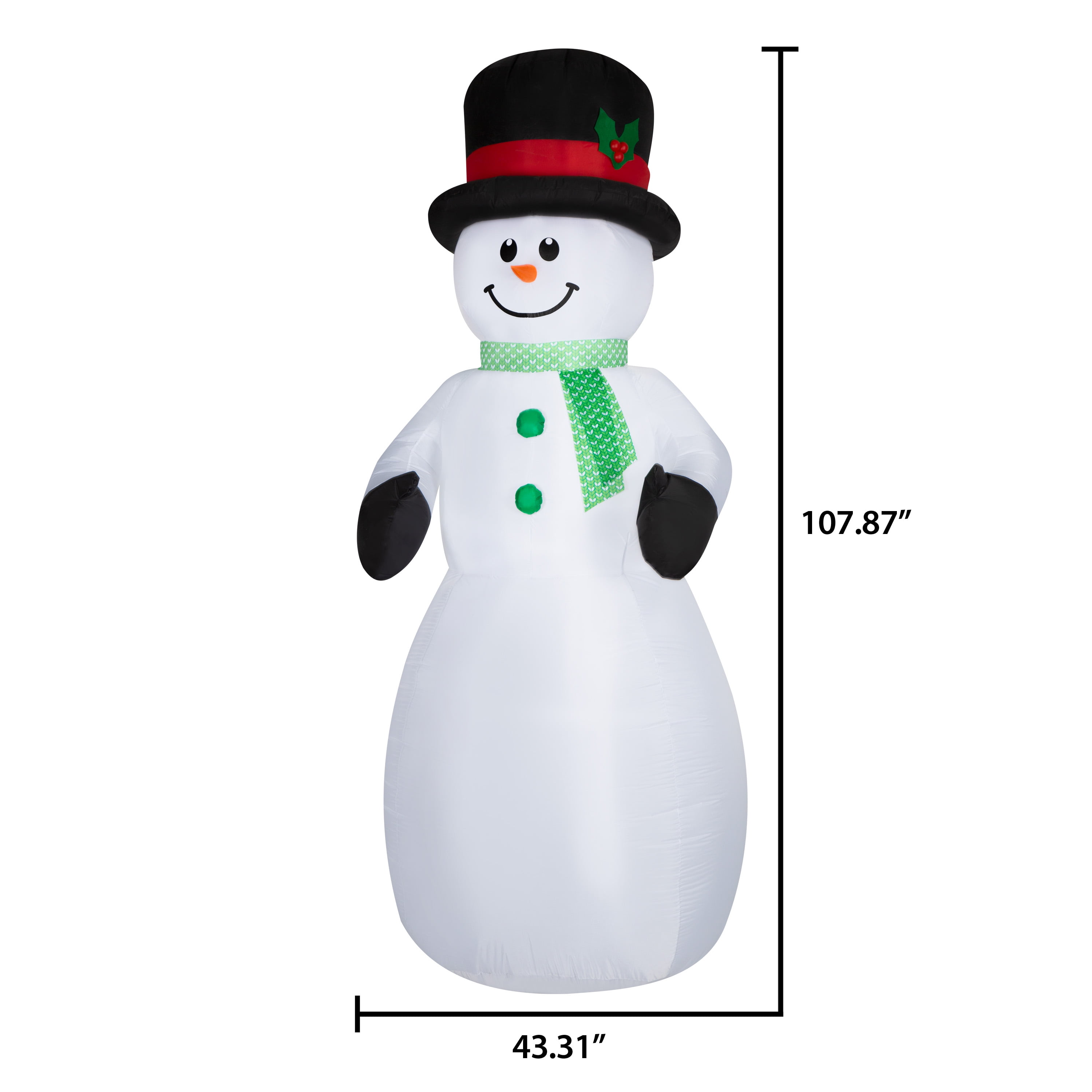 Christmas Airblown Giant Snowman, 9FT SNOWMAN INFLAT
