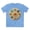Carolina Blue, variant on Medallion Shirt, Shirt with Medallion, Tee Shirt with Medal