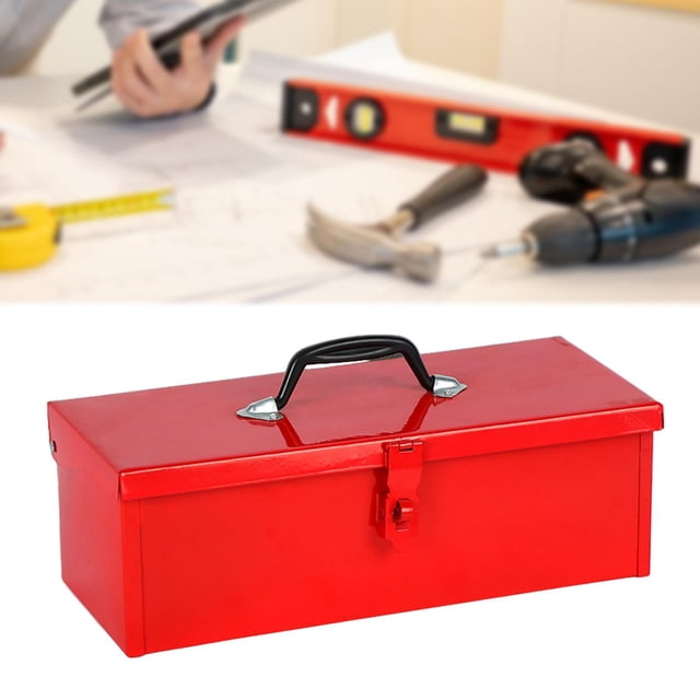 Caja de herramientas vacía shamjiam Organizador de herramientas de hierro 40 cm x 18 cm x 13 cm