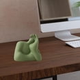 thumbnail image 4 of Escultura creativa de personaje abstracto para decoración de oficina. Verde, 4 of 9