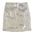 thumbnail image 1 of bar III Womens Sequin Midi Skirt, Metallic, X-Small, 1 of 2