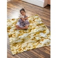 thumbnail image 5 of Popcorn Fun Novelty Food Lightweight Super Soft Cozy Throw Blanket Warm and Lightweight Soft Flannel Blankets 60x50 Medium for Teen Bed Blanket, 5 of 6
