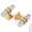 Brushed Nickel & Matte Gold, variant on 10 Pack Cabinet Knobs, Black&Gold Kitchen Dresser Drawer Handles, T-bar Hardware