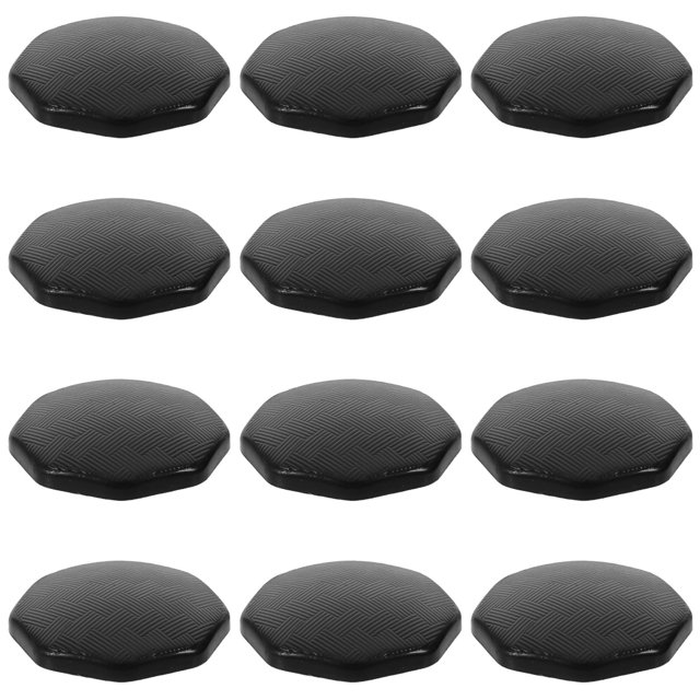 PTOOTP 12Ud Capuchones Negros Para Tornillos De Cerradura Universal Con Protección Uv Para Puertas