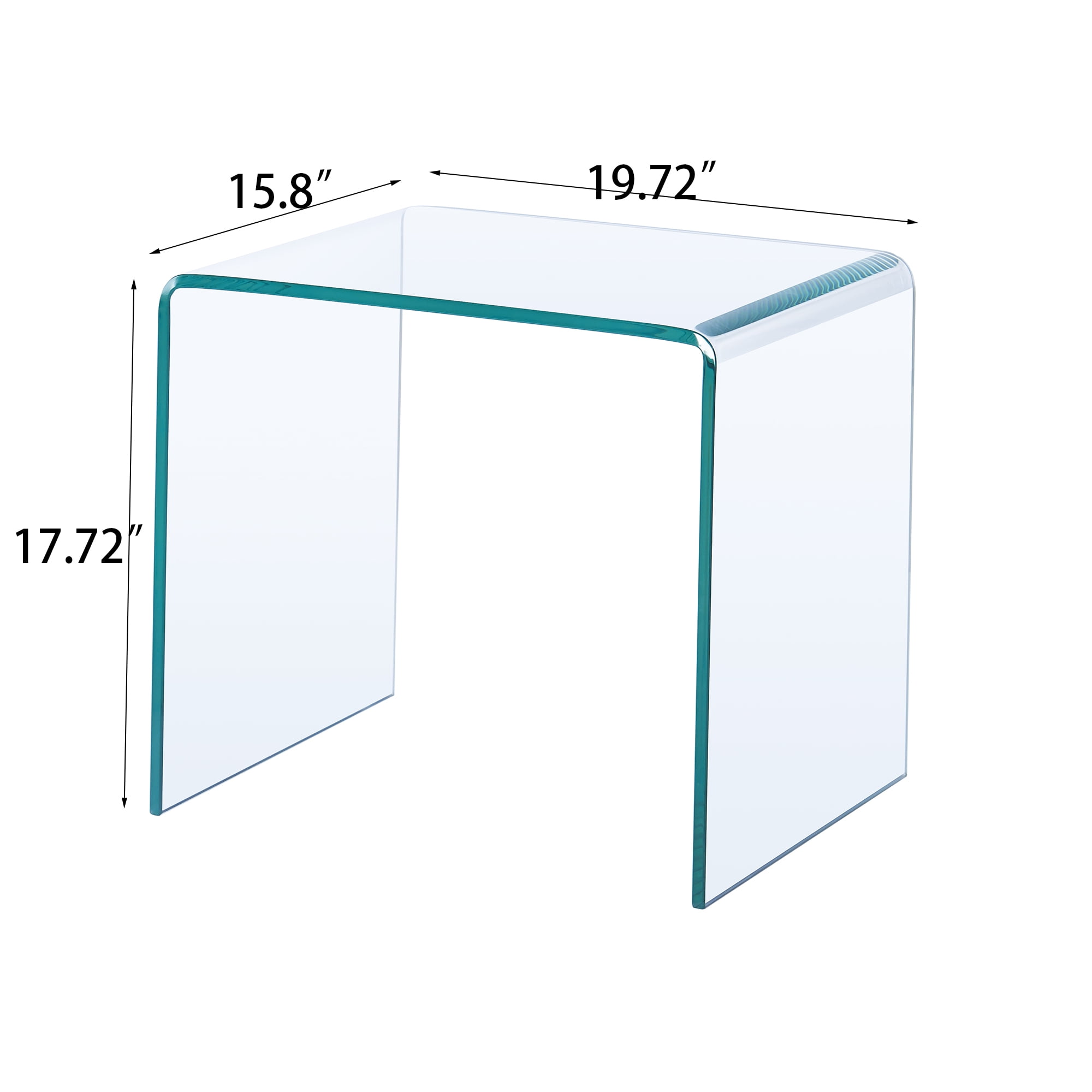 Private Jungle Home Office Tempered Glass End Table,Modern Clear Small Sofa End Table Coffee Table for Living Room Bedroom Private Jungle Home Office Tempered Glass End Table,Modern Clear Small Sofa End Table Coffee Table for Living Room Bedroom