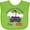Apple Green, variant on Inktastic Little Sailboat 1st Birthday Boys Baby Bib