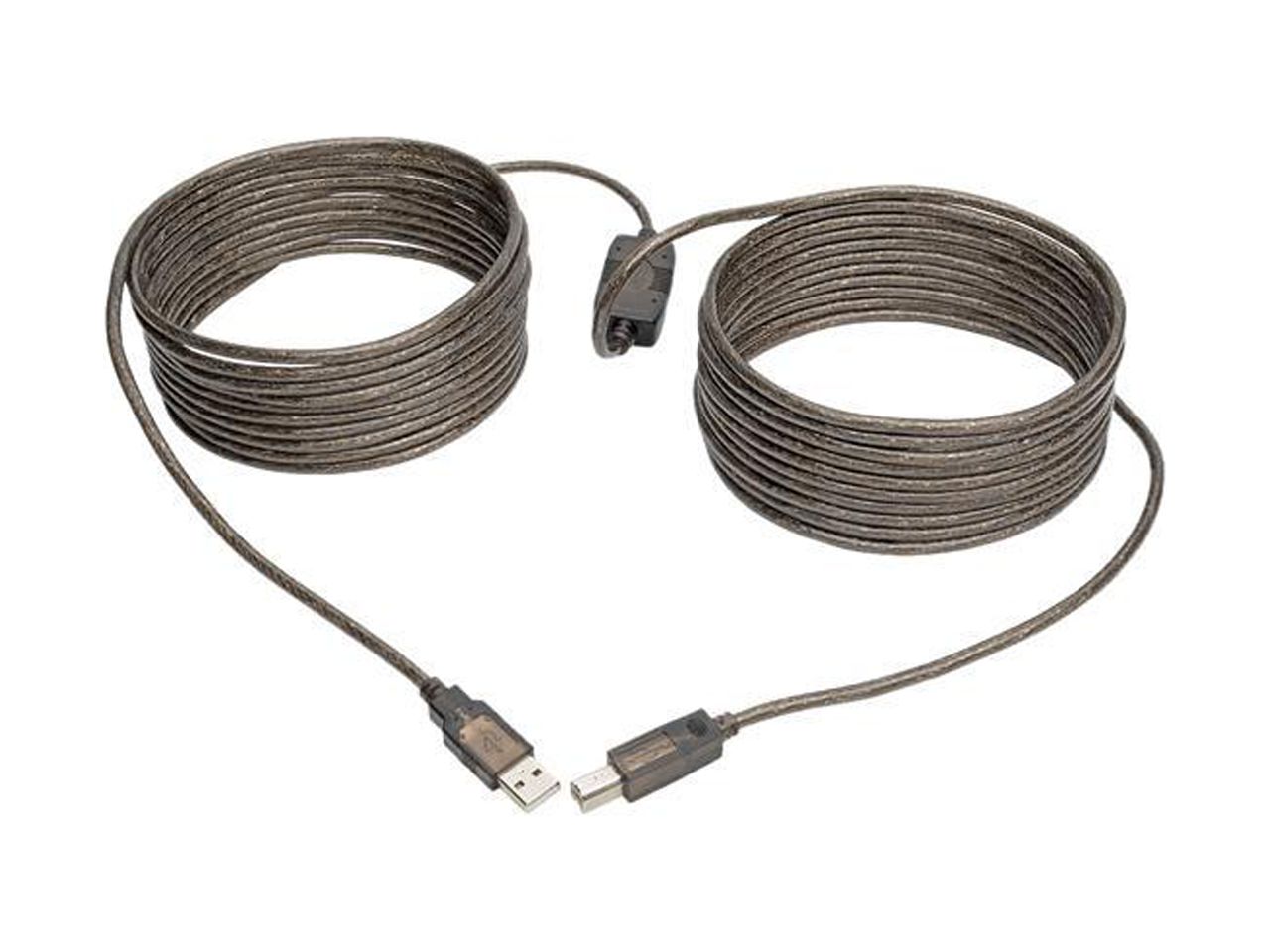 Tripp Lite USB-A to USB-B Active Repeater Printer Cable M/M 30ft 30' (U042-030) - image 2 of 7