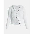 thumbnail image 5 of No Boundaries Button Front Hoodie Cardigan, Women's XXS-XXL, 5 of 5