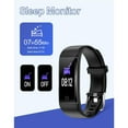 thumbnail image 4 of Fitness Tracker Non Bluetooth Fitness Watch No App No Phone Required Waterproof Pedometer Watch with Steps Calories Counter Sleep Tracker for Men Women Parents (Black), 4 of 8