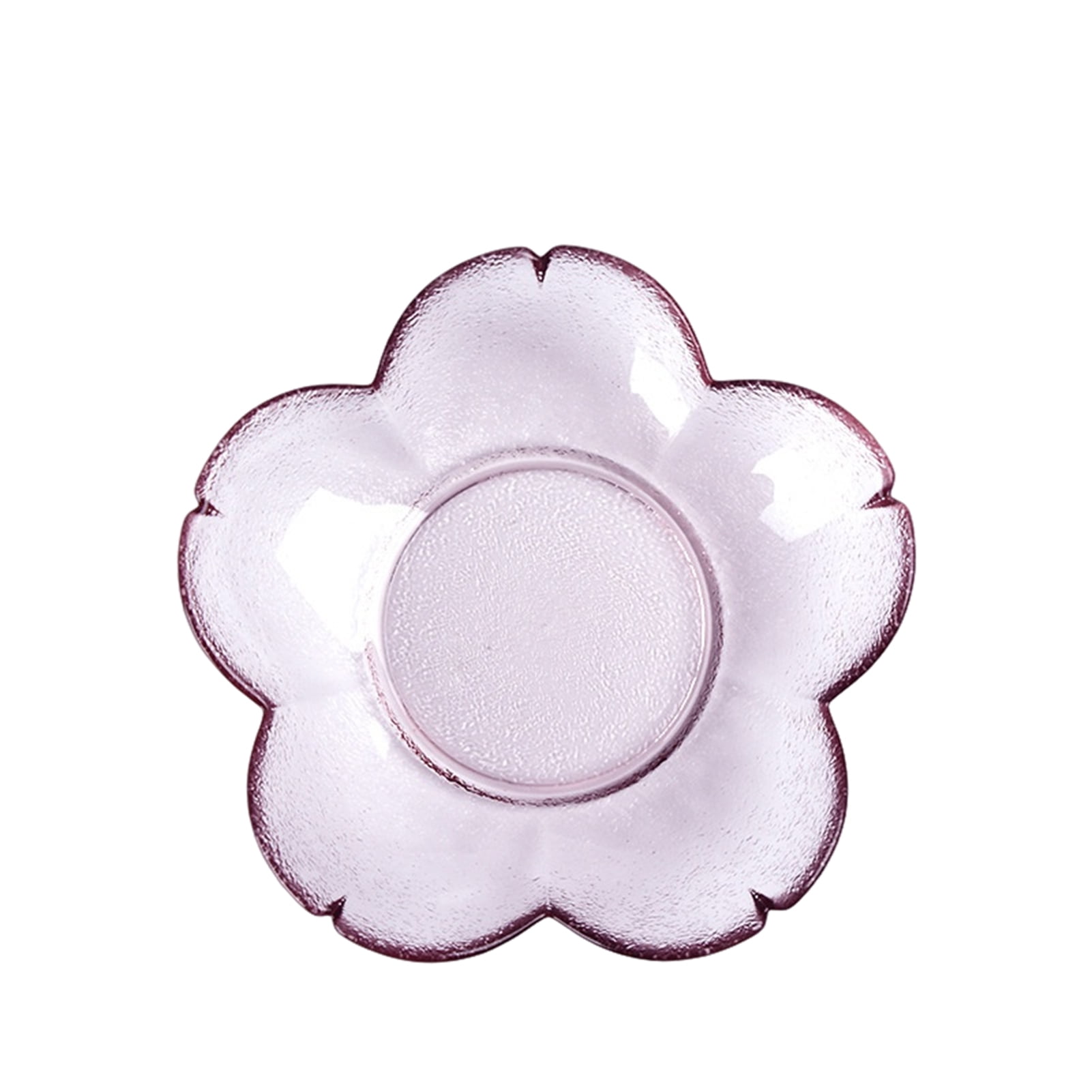 Liveday 2 PCS Sakura Fruit Bowl Decorative Clear Glass Food Container  Cherry Blossoms Design Soy Sauce Dish Plates for Kitchen New - Walmart.com