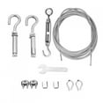 Mgaxyff Curtain Wire,Outdoor Clothesline Stainless Steel Clothesline ...