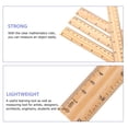 thumbnail image 2 of Shisuyan 30Pcs 8 Inches 20cm Wooden Ruler Training Aid Dressmaker One Side Double Scale Ruler, 2 of 8