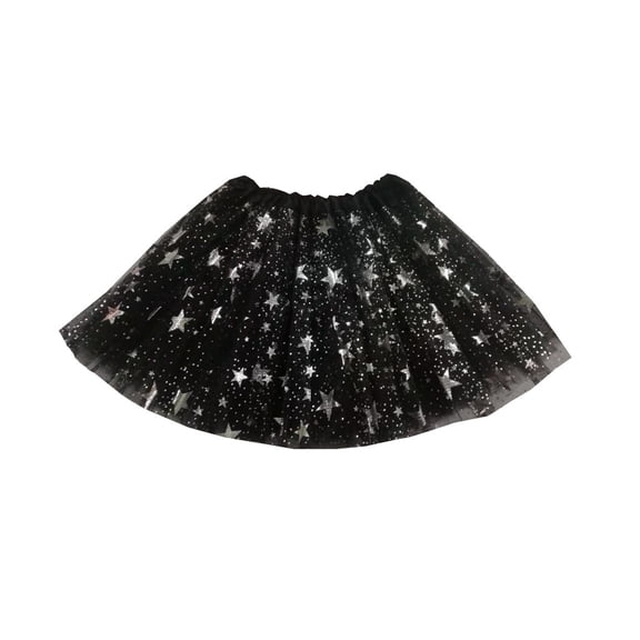 Fgnfyis Carnival Girls Skirts Star Sequins Tutu Baby Toddler Party Dance Performance Black One Size