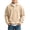 Beige, variant on Boys Polo Sweatshirt Waffle Knit Button Placket Pullover Long Sleeve Collared Oversized Fit Daily Wear Navy Size 9