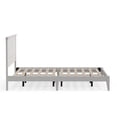 thumbnail image 5 of Cottage Style Solid Wood Platform Bed in King - Gloss White, 5 of 9