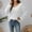 C-White28, variant on JIAYUE Sweaters for Women Off Shoulder Long Sleeve Knit Pullover Minimalist Loose Fit Solid Color For Ladies Fashion Casual Wear