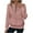 Pink, variant on Sweatshirts for Women Half Zip Pullover Tops Casual Long Sleeve Crewneck Sweatshirt Women 2025 Fall Fashion Cable Knit Pullover Sweatshirt with pockets S-2XL Pink