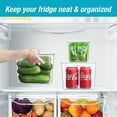 thumbnail image 2 of Sorbus Plastic Storage Clear Bins with Lid, Stackable Pantry Organizer Box Bin Containers for Organizing Kitchen Fridge, Food, Snack Pantry Cabinet, Fruit, Vegetables, Bathroom Supplies,, 2 of 20