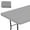 Gray, variant on Spencer Rectangle Tablecloth Waterproof Elastic Fitted Table Cloth for 6ft Tables, Washable Polyester Table Cover for Picnic, Camping, Indoor, Outdoor, 30 x 72 Inch