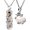 Rose Quartz, variant on 5sets Amethyst Stone Dragon Wrapped Ball Cylinder Gems Healing Pendants Necklace-Opal
