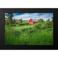 thumbnail image 2 of Jimmyz 24x17 Black Modern Framed Museum Art Print Titled - Little Farm, 2 of 5