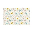 thumbnail image 2 of Rocae Chicken Printed Heat Resistant Place Mats,Classic Hemstitch Cloth Fabric Placemats Imitation Linen Place Mat Table Mats 18x12 inch, 2 of 9