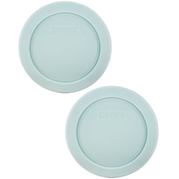 Pyrex 7202-PC Muddy Aqua Blue Plastic Storage Replacement Lid (2-Pack)