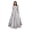 White, variant on BAETEUY Women Evening Dress - Deep V Neck Lace Floral Embroideried Maxi Dress