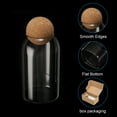 thumbnail image 4 of Contenedor de Almacenamiento de Vidrio Uxcell de 40oz con Tapón de Corcho Esférico Tarro de Vidrio de Cocina Tarros de Dulces Frascos Decorativos de Vidrio (20x9cm), 4 of 5
