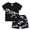Black, variant on XEGLSBU Toddler Boy Outfits Clothes Kids Dinosaurs Print T Shirts and Shorts Summer Cotton Outfits Sets Size 2-7 White Size 7 Years