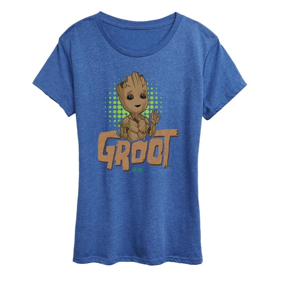 Marvel Guardians of the Galaxy - Baby Groot - Women's Short Sleeve Graphic T-Shirt
