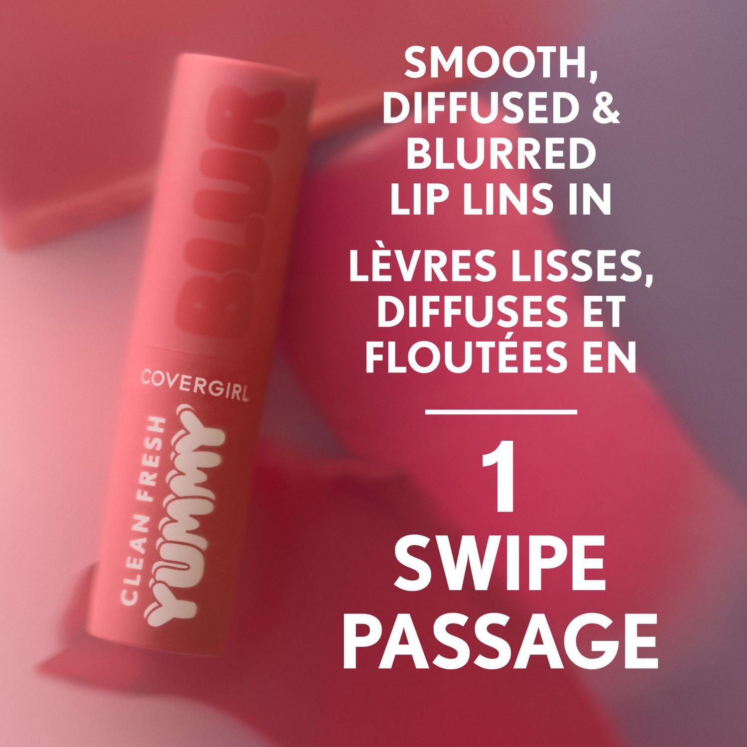 Rouge à lèvres Clean Fresh Yummy Blur, Effet estompant, Rouge à lèvres mat, Formule végétalienne rouge à lèvres mat