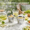 thumbnail image 6 of SCENTORINI Citronella Scented Candles, 8 Pcs Metal Tin Bucket Lemongrass Soy Wax Candles for Patio, Backyard, Indoor&Outdoor, 6 of 7