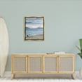 thumbnail image 2 of Stupell Calming Coastal Shore Ripples Landscape Painting Gold Floater Framed Art Print Wall Art, 2 of 9