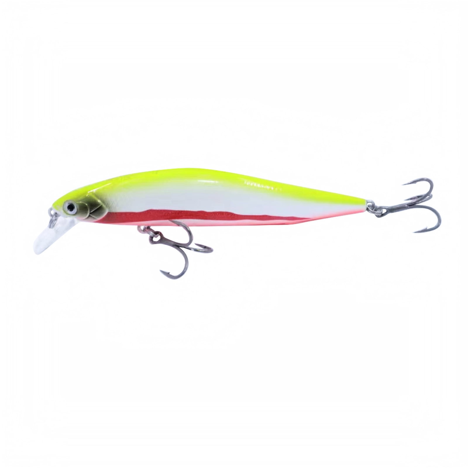 MInHoues Sinking Minnow Lure 3.94 Hard Artificial Fishing Bait with Reinforced Hooks Realistic Swimbait for Topmouth Culter and Trout Freshwater Saltwater Tackle Gear