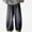 Black, variant on Boys Denim Pants (5-15) Solid Color Leisure Sports Wide Leg Full Length Jeans Black Size 9
