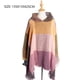 thumbnail image 2 of Capa con capucha a cuadros para mujer, poncho, capa con capucha, chal con borlas, 2 of 5