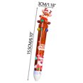 thumbnail image 3 of Matoen Multicolor Ballpoint Pen 0.5mm, 10-in-1 Colored Retractable Christmas Ballpoint Pens for Office Back to Supplies Students Youngsterren Gift, 3 of 9
