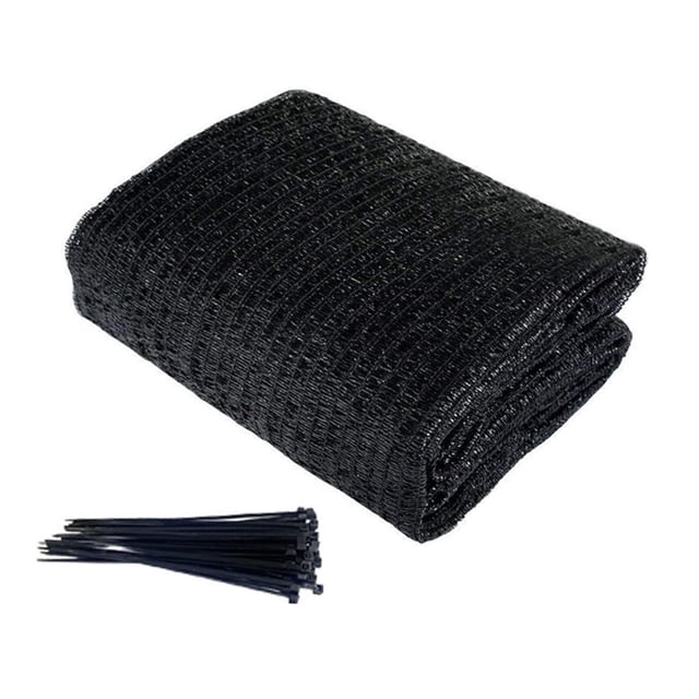 Speravity Sunblock Mesh Sun Shade Sail Sunscreen Greenhouse Shade Cloth para flores Jardín y Patio Negro 4x6m