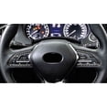 thumbnail image 2 of For Infiniti Q50 Q60 2014-21 Real Carbon Fiber Steering Wheel Button Cover Trim, 2 of 6