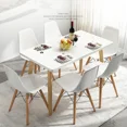 thumbnail image 2 of Tocador De restaurante, mesa De Comedor, consola para 6 personas, Mesa auxiliar De ordenador, soporte De recepción superior De madera, Mesa De Comedor, muebles para el hogar, 2 of 4