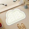 thumbnail image 5 of Qwtwty Bathroom Rugs Clouds Bathroom Floor Mats Toilet Soft Diatom Mud Strong Water Absorbent Foot Mats Toilet Door Antis Slip Mat Drying Carpet, 5 of 6