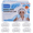 White, variant on 3/6 /12Pack Shampoo Caps, No Rinse Waterless Hair Wash Cap for Bedridden Patients, Elderly and Post Surgery People, Suitable for Hospital, Camping and Home Use,Rinse Free Caps Portable Design