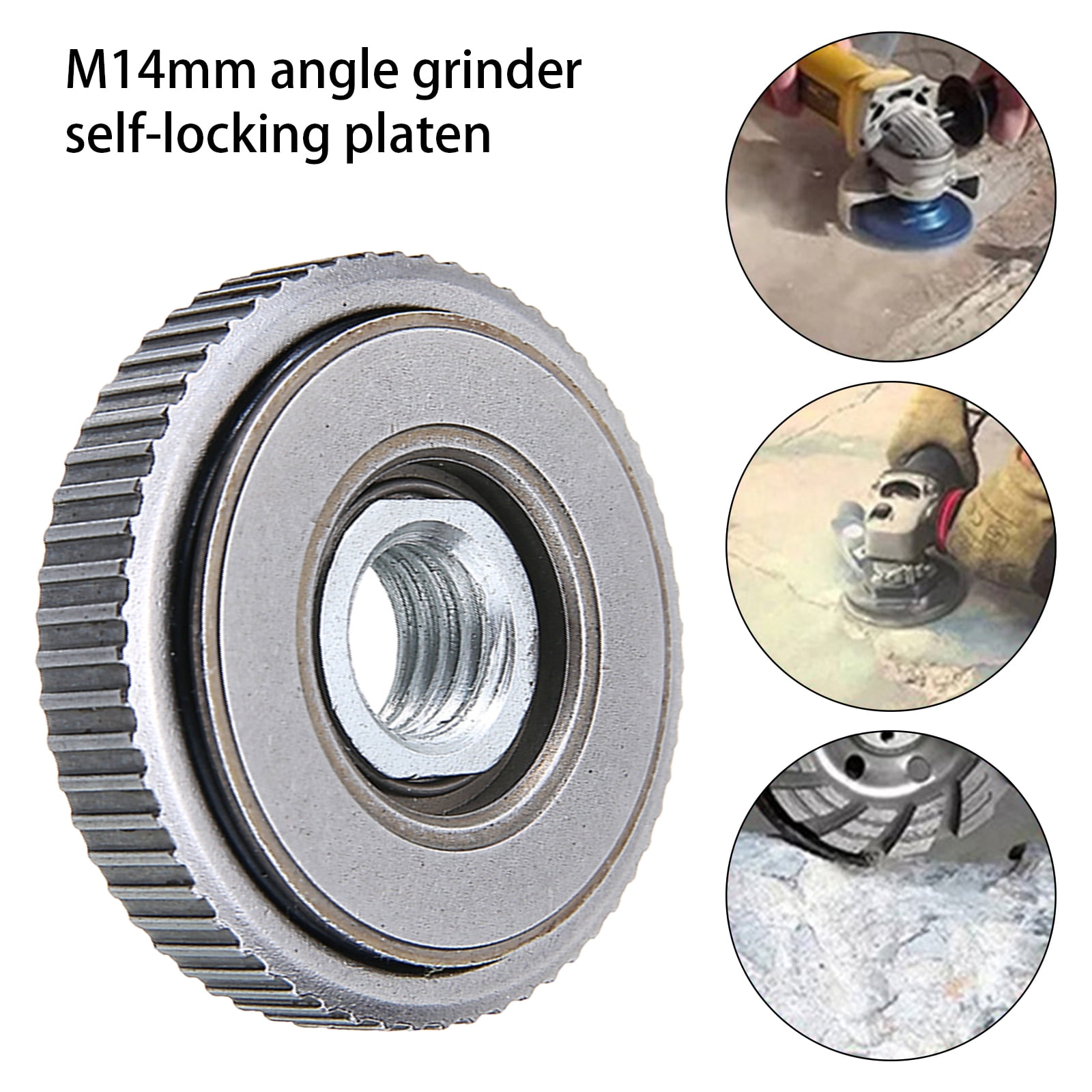Quick Release Nut M14 Angle Grinder Clamping Nut Quick Change Grinder Nut Quick Clamping Flange