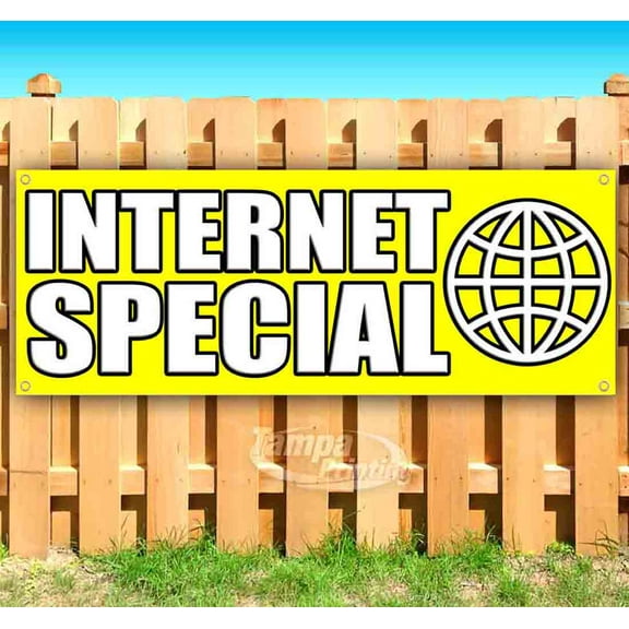 Internet Special 13 oz Vinyl Banner With Metal Grommets